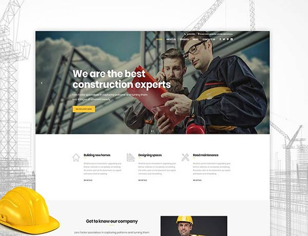 Readymade Construction Company Website