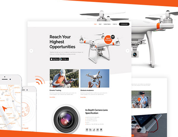 Readymade Drone Studio Website