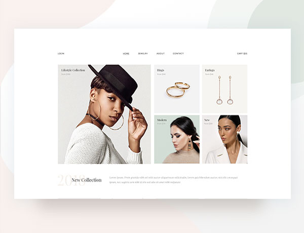 Readymade Jewelry Store Website