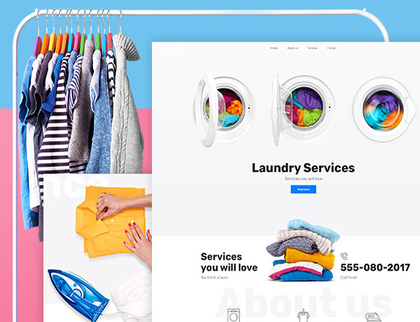 Readymade Laundry Service Website