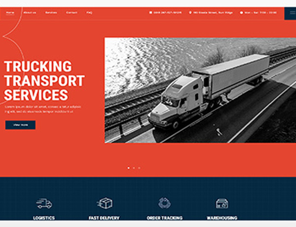 Readymade Transport Services Website