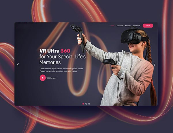 Readymade Virtual Reality Website
